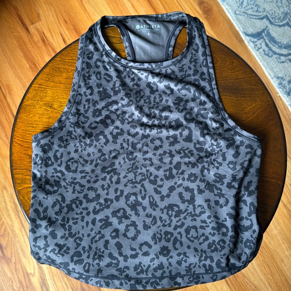 Athleta Animal Print Racer Tank